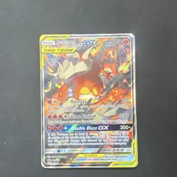 Pokemon Reshiram & Charizard GX SM201 SM TAG TEAM Promo Holo 270 HP Card - Image 1