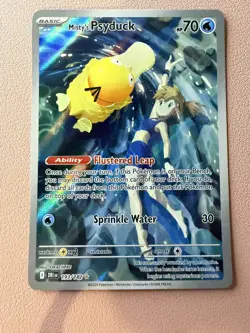 Misty's Psyduck Holo Illustration Rare Card 193/182 Sv10: Destined Rivals - Image 1