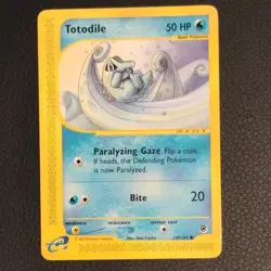 Pokemon Totodile 135/165 & Croconaw 74/165 2002 Nintendo Card Lot - Image 3
