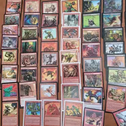 R/B ***GOBLINS*** Custom Beginner Tribal Commander Magic Deck of 100 MTG Cards - Image 3