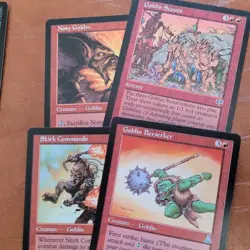 R/B ***GOBLINS*** Custom Beginner Tribal Commander Magic Deck of 100 MTG Cards - Image 4