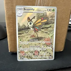 Beautifly 219/217 ASC IR Pokemon TCG Card English near mint ships fast - Image 1