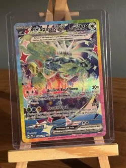 Pokemon TCG Terapagos EX Prismatic Evolutions Card 169/131 Sir - Image 1
