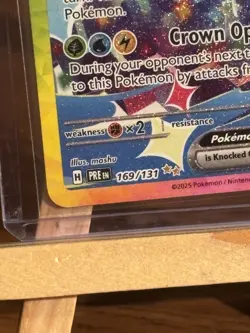 Pokemon TCG Terapagos EX Prismatic Evolutions Card 169/131 Sir - Image 4