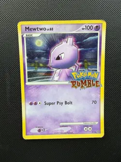 Mewtwo 9/16 Rumble LV.65 Holo Pokemon Card TCG - Image 1