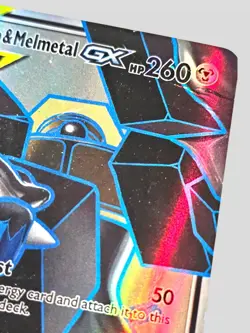 Lucario & Melmetal GX 203/214 Full Art Tag Team Pokemon Card Ultra Rare - Image 3