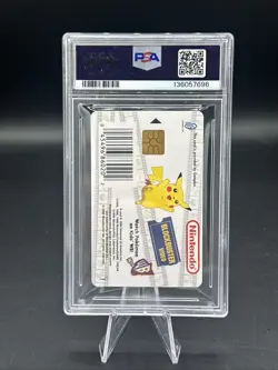 1999 Pokemon Pikachu Snap Smart Card Blockbuster Video PSA 9 - Image 2