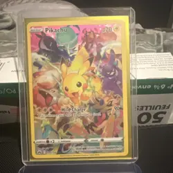 Pokemon TCG Galarian Gallery Crown Zenith Pikachu Card #160/159 - Image 1