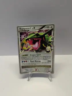 Pokemon TGC 2009 Rayquaza C Lv.X DP47 Black Star Promo Holo Card NICE LOOK READ - Image 1