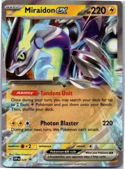 Miraidon ex - Promo SV: Scarlet & Violet Promo Cards 028 NM - Holo - Image 1