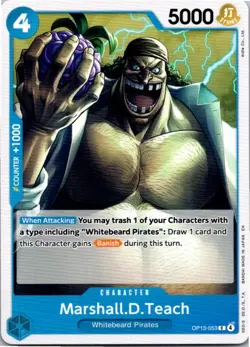 Marshall.D.Teach C Carrying On His Will: 3rd Anniversary Tournament Cards OP13-0 - Image 1