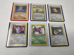 1st Edition Team Rocket Pokemon Card Lot (6) WOTC LP Vintage - Image 1