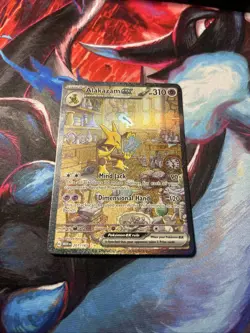 Pokemon TCG Alakazam EX 151 Holo Card Scarlet & Violet 201/165 - Image 1