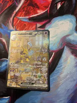 Pokemon TCG Alakazam EX 151 Holo Card Scarlet & Violet 201/165 - Image 3