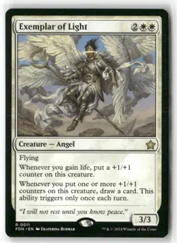 Exemplar of Light Foundations Regular NM MTG Magic - Image 1