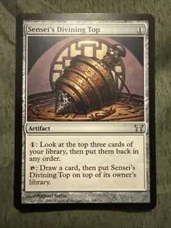 Sensei’s Divining Top 268/306 Champions Of Kamigawa Magic The Gathering 2004 - Image 1