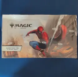 Magic: The Gathering Marvel Spider-Man Play Booster Box Guaranteed Foil - Image 1