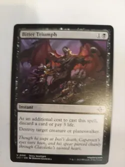 Bitter Triumph The Lost Caverns of Ixalan Regular - Image 1
