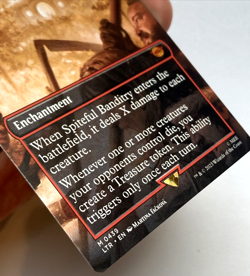 MTG Spiteful Banditry *BORDERLESS* The Lord of the Rings 0439 NM Mythic - Image 2