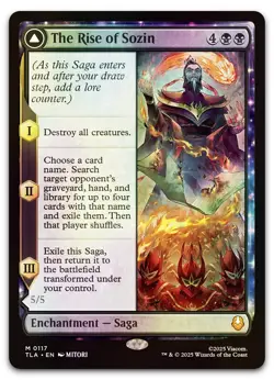 The Rise of Sozin #117 (Foil) (NM) TLA Magic MTG - Image 1