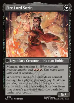 The Rise of Sozin #117 (Foil) (NM) TLA Magic MTG - Image 2