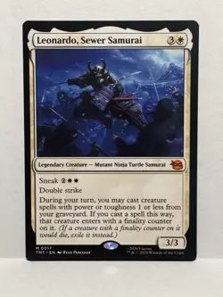 Leonardo, Sewer Samurai Teenage Mutant Ninja Turtles Foil 0017 - Image 1