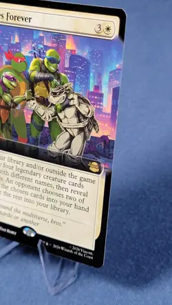 Turtles Forever Extended Art NON Foil Teenage Mutant Ninja Turtles TMT MTG Magic - Image 5