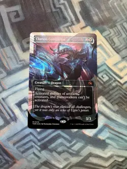 MTG Halo Foil Showcase Clarion Conqueror NM Unplayed Tarkir: Dragonstorm - Image 4