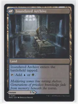 #261 2024 Modern Horizons 3 Waterlogged Teachings // Inundated Archive Uncommon - Image 2