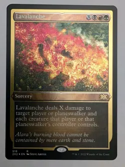 Lavalanche (Foil Etched) Double Masters 2022 Foil - MTG RARE - Image 1