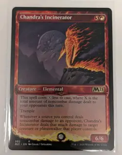 Chandra's Incinerator (Showcase) Core Set 2021 - MTG RARE - Image 1