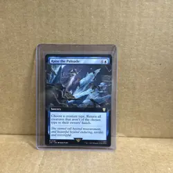 Raise the Palisade (Extended Art) Commander: the Lord of the Rings Regular - Image 1