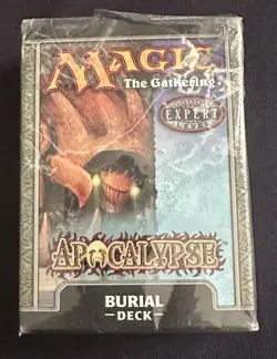 1999 MtG - Apocalypse Burial Theme Deck - New/English - Small Tear in PKG - Image 1