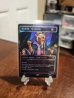 Splinter, the Mentor (0089) (Borderless) (Surge Foil) Commander: TMNT - Image 1