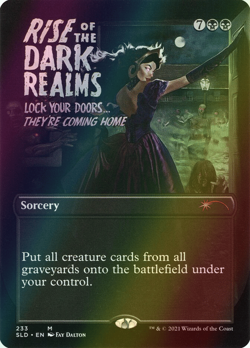 MTG Rise of the Dark Realms Borderless Foil ** Secret Lair Drop ** English - Image 1