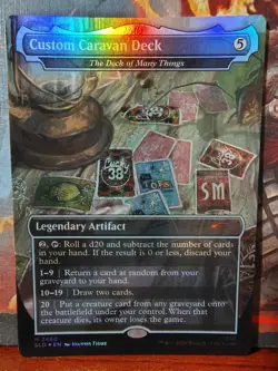 Custom Caravan Deck - The Deck of Many Things - FOIL - MTG Secret Lair x Fallout - Image 1