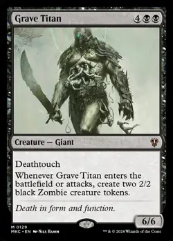 MTG Grave Titan ** Murders at Karlov Manor Commander ** English - Image 1