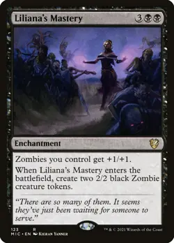 MTG Liliana's Mastery ** Midnight Hunt Commander ** English - Image 1