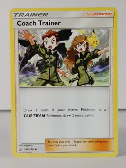 Coach Trainer - SM Unified Minds - POKEMON - 192/236 - singles - Image 1