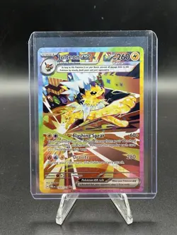 Pokemon Prismatic Evolutions Jolteon ex Special Illustration Rare SIR 153/131 - Image 1