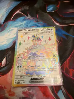 Terapagos EX SVP165 Black Star Promo Pokemon, Sealed - Image 1
