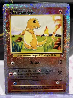 Charmader Reverse Holofoil Legendary Collection 70/110 Pokemon Card LP - Image 1