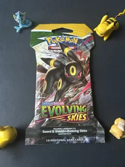 Pokemon TCG Evolving Skies Sleeved Booster Pack Unopened - Image 1