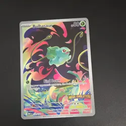 Pokemon Bulbasaur Full Art Holo Rare Me01: Mega Evolution 133/132 80 HP Card - Image 1