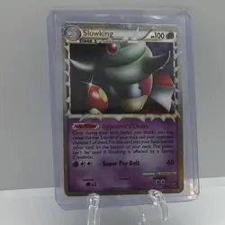Pokemon TCG Slowking Prime Undaunted Ultra Rare Holo 85/90 100 HP Super Psy Bolt - Image 1