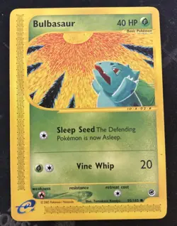 Pokemon Bulbasaur (95/165) Expedition Base Set MP - Image 1
