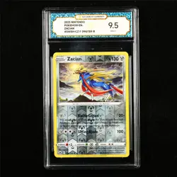 TQG 9.5 MINT+ 2023 Pokemon ENG Zacian 094/159 R - Image 1