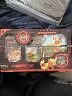Sealed Pokemon TCG - Flareon VMAX Premium Collection Box with Evolving Skies - Image 1