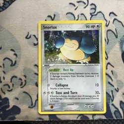 Pokemon Card Snorlax 15/112 Holo Fire Red Leaf Green FRLG Foil Vintage LP 2004 - Image 1