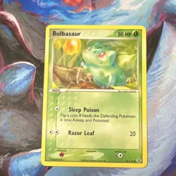 Pokemon Bulbasaur EX FireRed & LeafGreen 54/112 Common Nintendo Regular - Image 1
